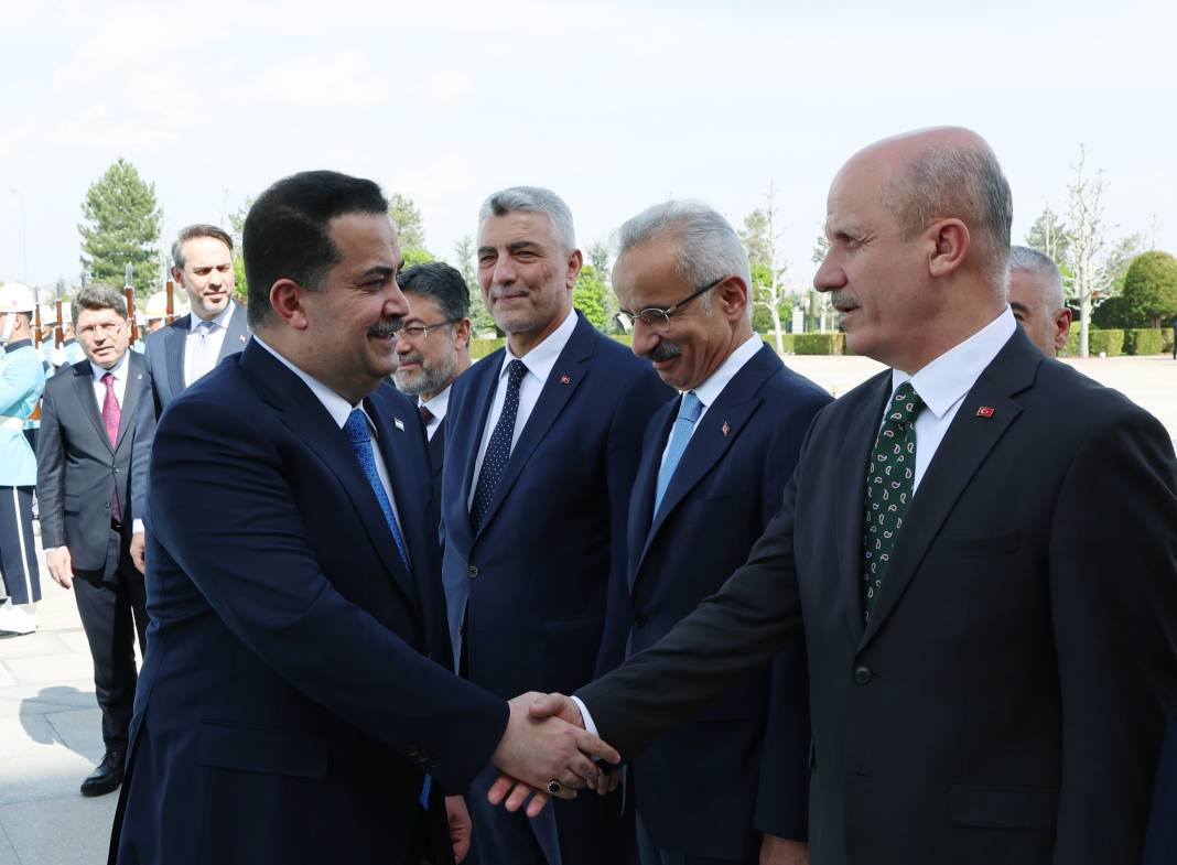 Irak Başbakanı Ankara’da! Külliye’de resmi tören: Sudani’den güç birliği mesajı... - Resim: 12